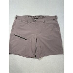 Alaskan Hardgear Shorts Mens 44 Gray Outdoor Hike Zip Pocket Duluth‎